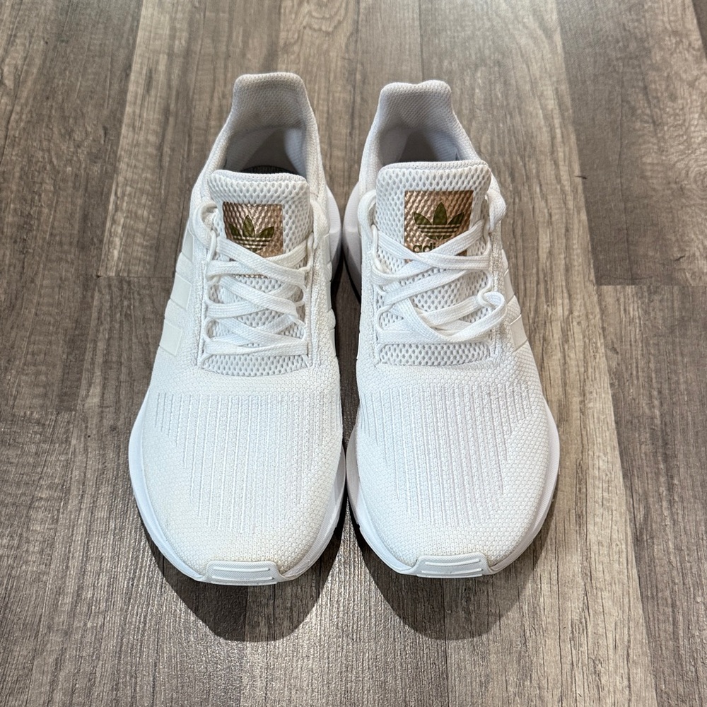 Adidas Men's White Knit Sneakers